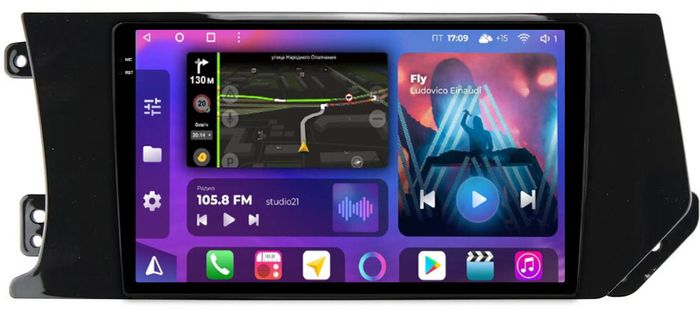 Магнитола для Haval F7, F7x 2018-2022 - FarCar BM3130M-2K монитор 9.5" 2K QLED на Android 14, Быстрая, CarPlay, 4G SIM-слот