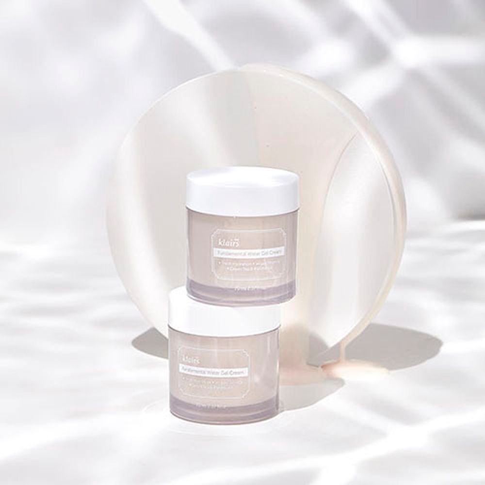 DEAR, KLAIRS Гель-крем для лица на основе зеленого чая  Fundamental water gel cream (70мл)