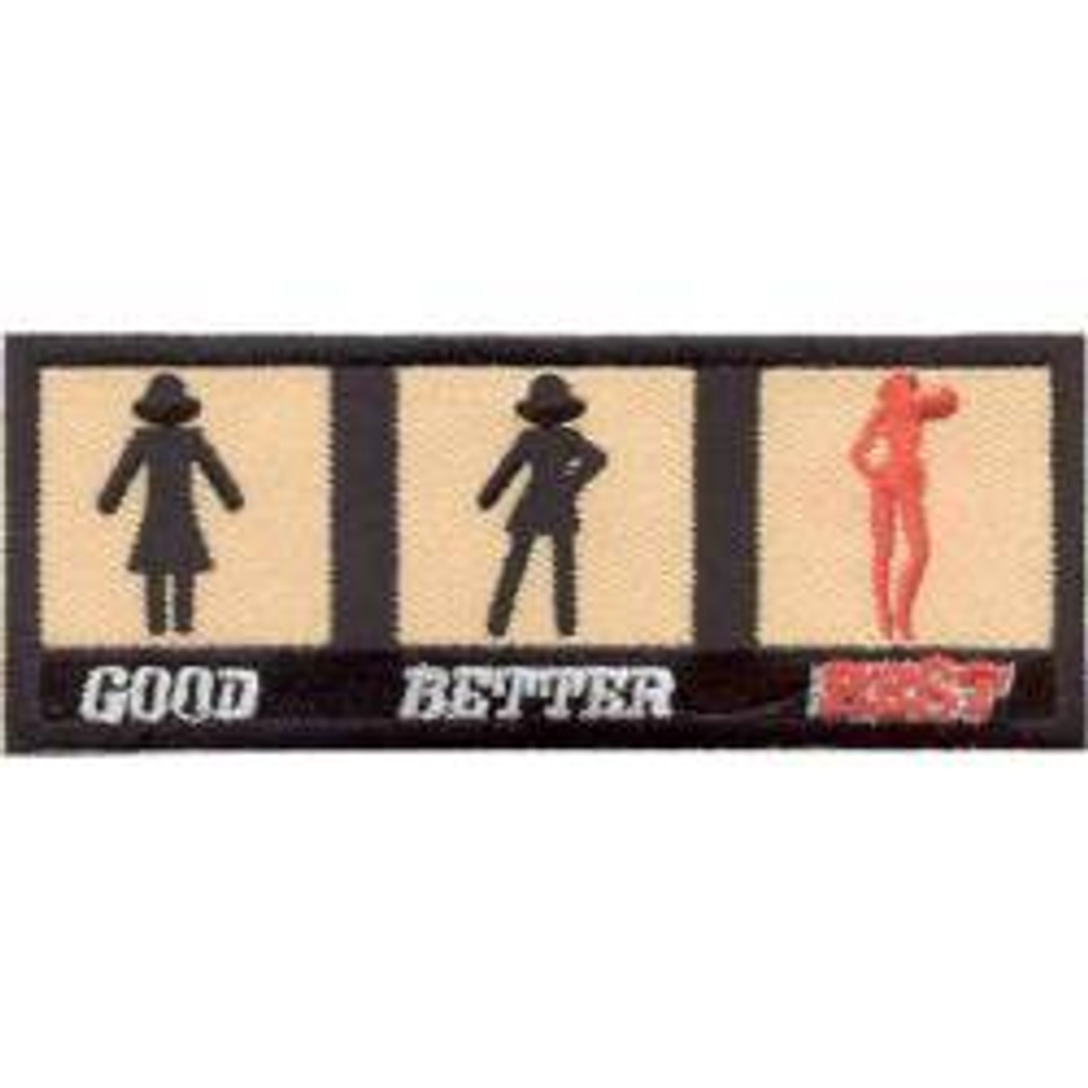 Нашивка Good-Better-Best