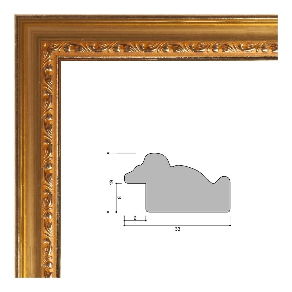 Багет интерьерный 33*19 3004C-046A1  (091514)