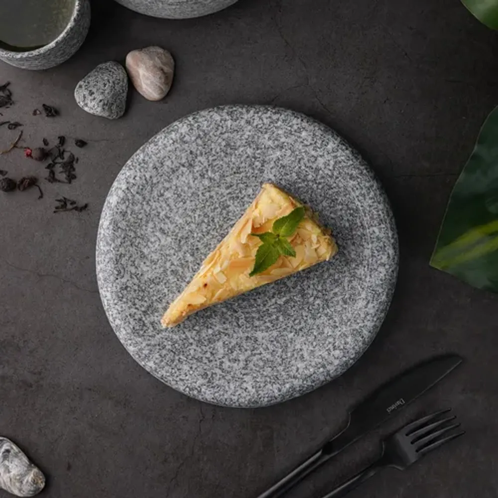 Блюдо круглое d 20,7 см h2,7 см Stone Untouched Taiga P.L. Proff Cuisine [1]
