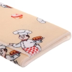 Коврик для сушки посуды 38*50см «Поваренок» бежевый