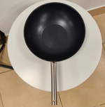 Сковорода ВОК с антипригарным покрытием Rabarber, 32х9 см, сталь