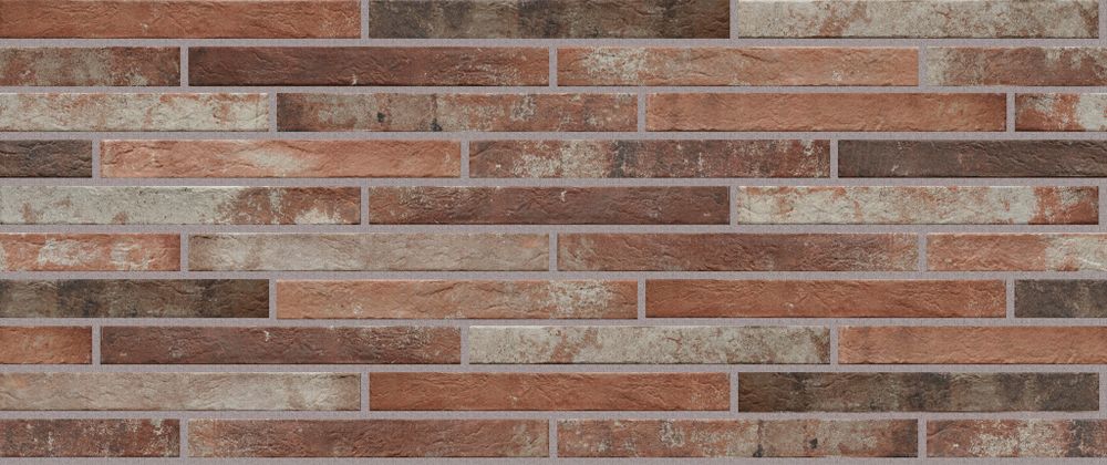 Ригельная плитка Rondine Harlem Red 450x48x9,5