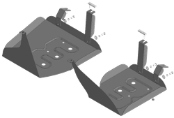Защита абсорбера, топл. бака. 2 мм, Сталь для KGM Torres 2023-н.в., Motodor.72802