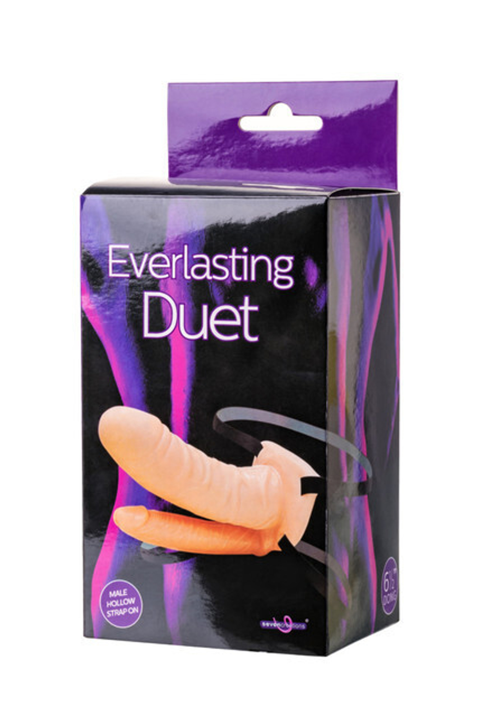 Фаллопротез для двойного проникновения 6,5''Everlasting Duet (15,5 см, телесный ) (Цвет: телесный)