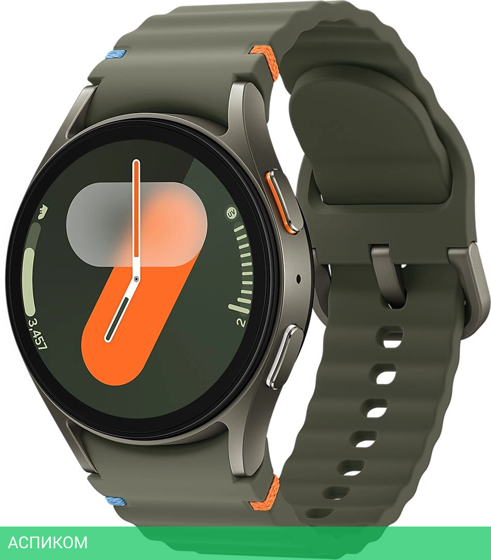 Умные часы Samsung Galaxy Watch 7 LTE 40мм 1.3" Super AMOLED зеленый (SM-L305FZGACAU)