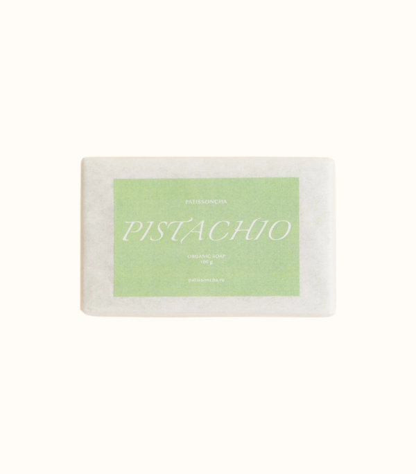 Мыло-плитка – Фисташка, 100г | Patissoncha