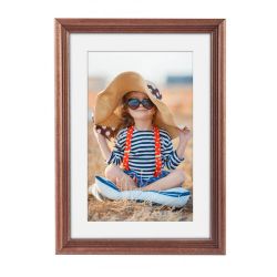 Фоторамка Image Art С20 30х40 деревянная из сосны, цвет махагон, вставка-прозрачный пластик