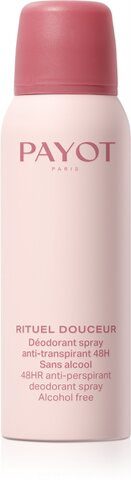Payot Rituel Douceur 48HR Anti-Perspirant Deodorant Spray Alcohol Free - спрей дезодорант антиперспирант без спирта /   125  ml  / GTIN 3390150587672