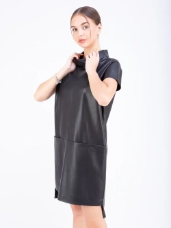 Платье женское кожаное, платье  экокожа
