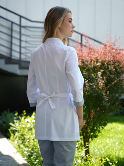 Блуза медицинская женская | Бл-371/2 ак 3/4 клеон стрейч