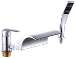 Смеситель GZ24033 на борт ванны, хром