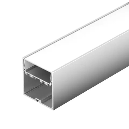 Профиль с экраном SL-LINE-7477-2500 ANOD+OPAL (Arlight, Алюминий) 020468