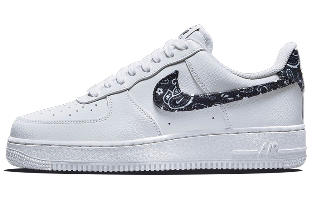 Кроссовки Nike Air Force 1 Low 07 Essential "Black Paisley" (Женская размерная сетка)