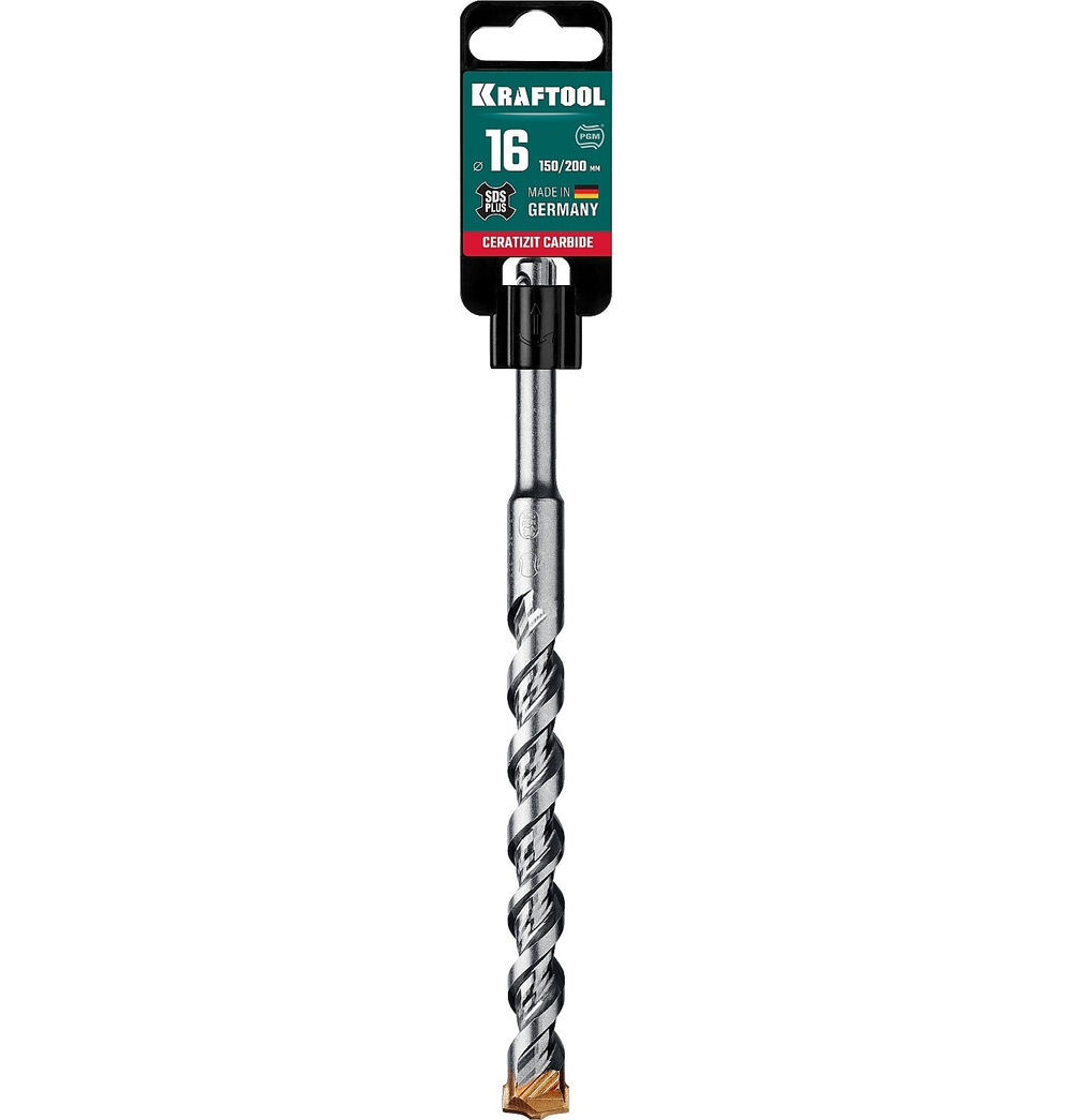 KRAFTOOL Cerazit Carbide, 16 х 200 мм, SDS-plus бур (29320-210-16)