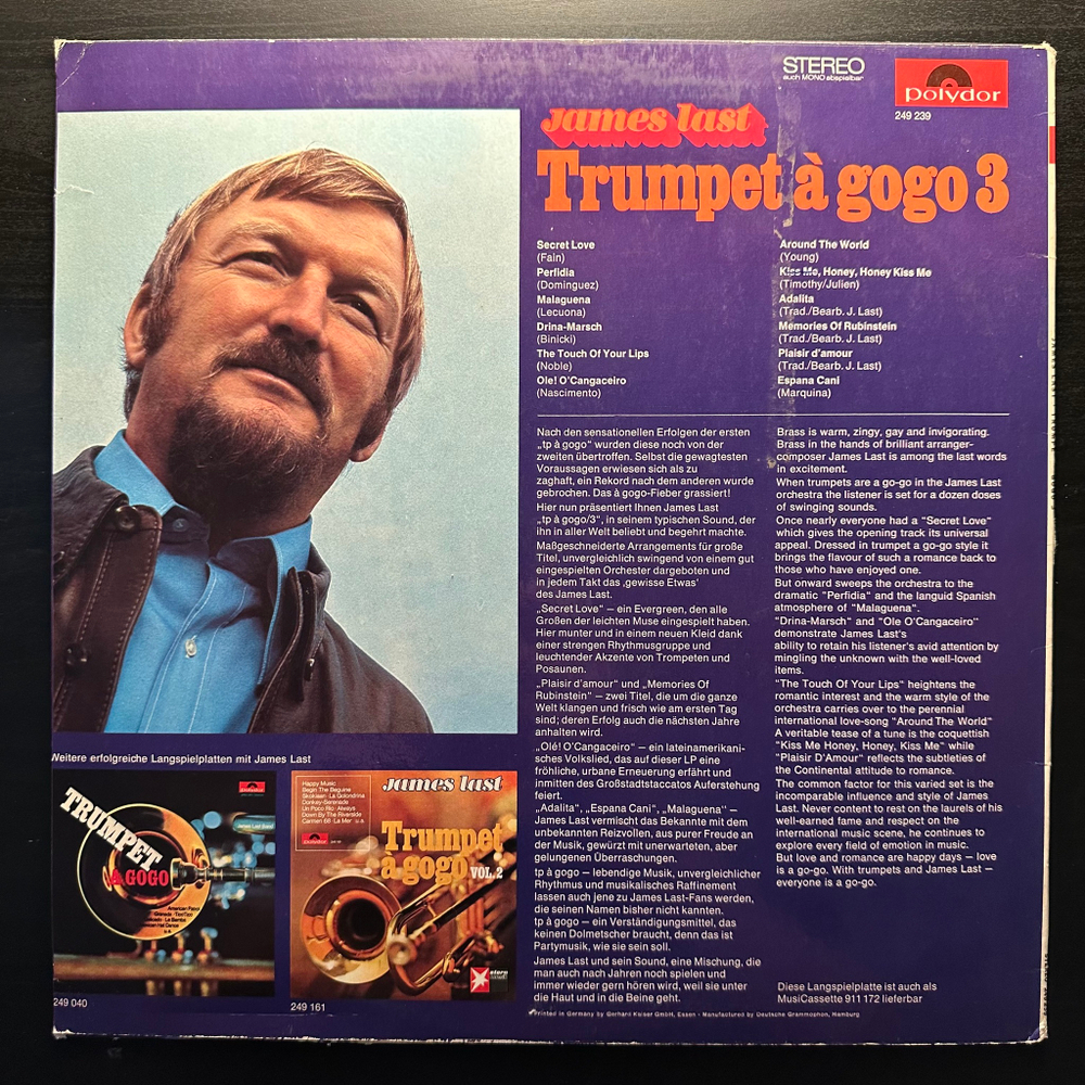 James Last ‎– Trumpet a Gogo 3 (Англия)