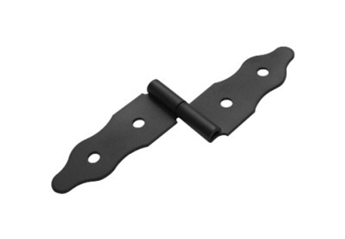 Петля фигурная Домарт 90*260 левая черная  /9394