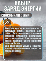 Набор меловых красок «Заряд энергии» баночки по 20 мл