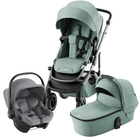 Коляска Britax Roemer Smile 5Z Classic Jade Green + Baby-Safe Core Midnight Grey