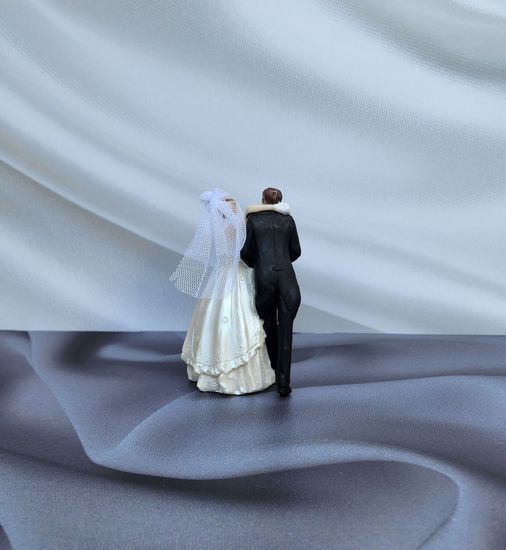 Свадебные фигурки "Жених и невеста" на торт