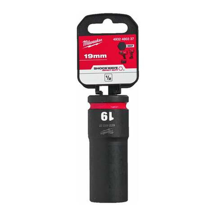 Головка ударная удлиненная ShW 19 мм, 1/2" Milwaukee 4932480337