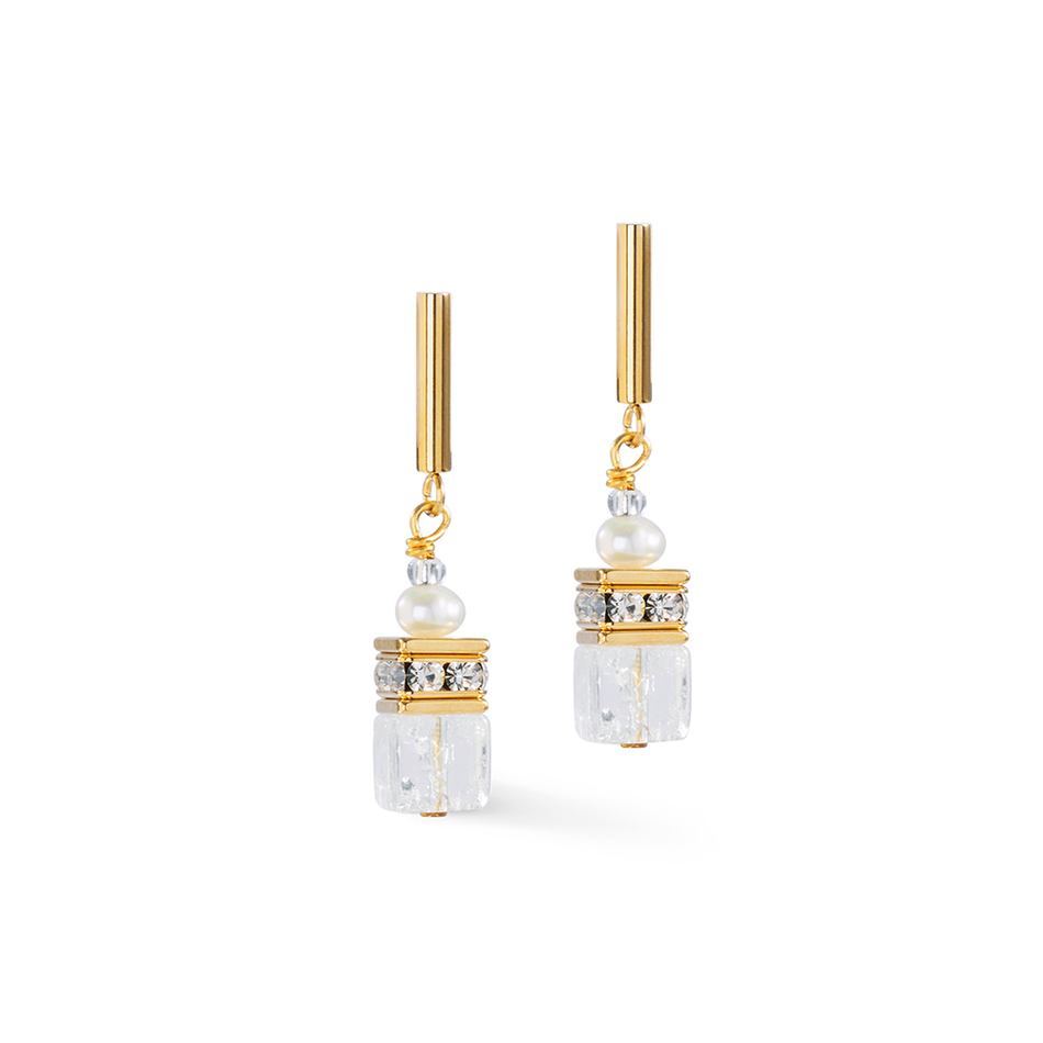 Серьги Coeur de Lion White-Gold 1122/21-1416