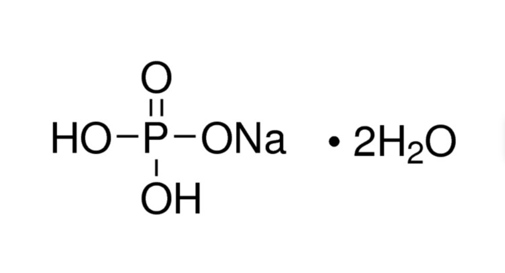 натрий фосфорнокислый 1-замещенный 2 водный структура