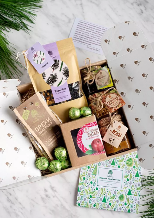 Подарочный набор «Таежный сбор» / 765 г / Сибирский кедр