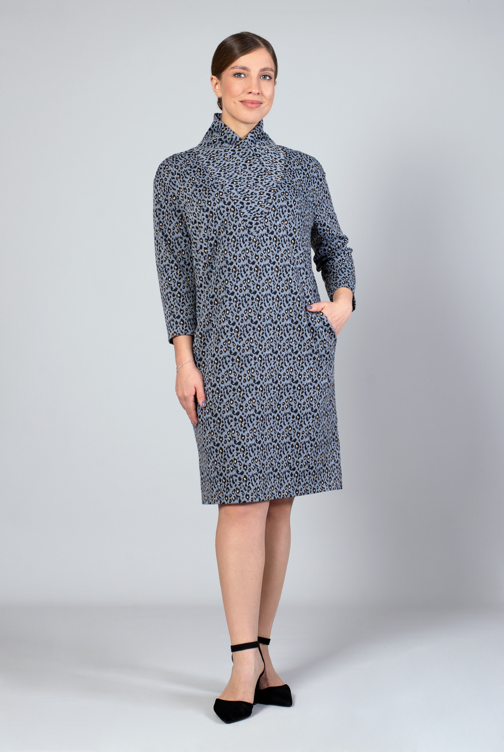 Платье женское 4168ВП, Леопард #225Лее054168ВП