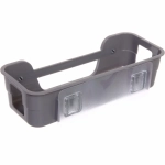 Полка для ванны с липким слоем «Стайл»серая 25,7х11,5х7см