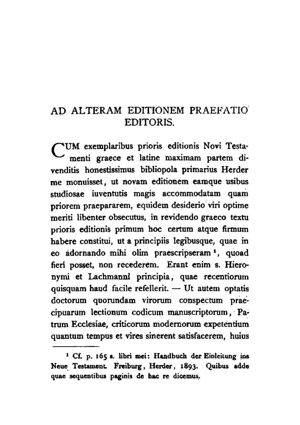 Novum Testamentum Graece Et Latine (Ancient Greek Edition). Vol. 1 | Friedrich Brandscheid