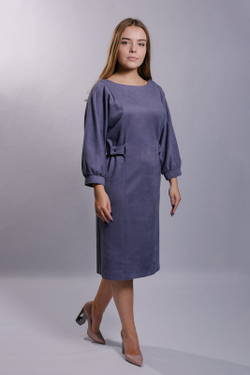 Трикотажное платье 3063ШП, Светло-серый #257ССб053063ШП