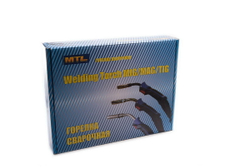 Горелка TIG WP-18FXV, 4м, вентиль, гибкая (вод.охл.)