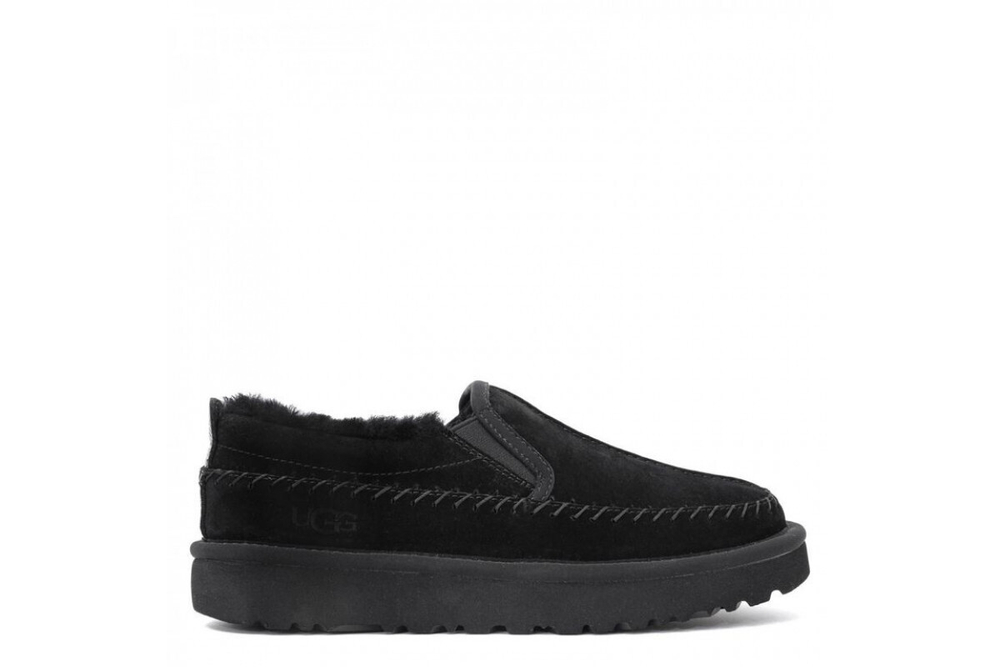 UGG Mens Stitch Slip On Black
