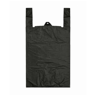 Майка 25+12*45см 12мкр черная 100шт/уп