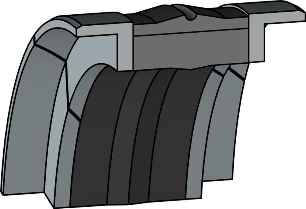 A104 200-180 Компактное уплотнение 200-180-31,5/9,2