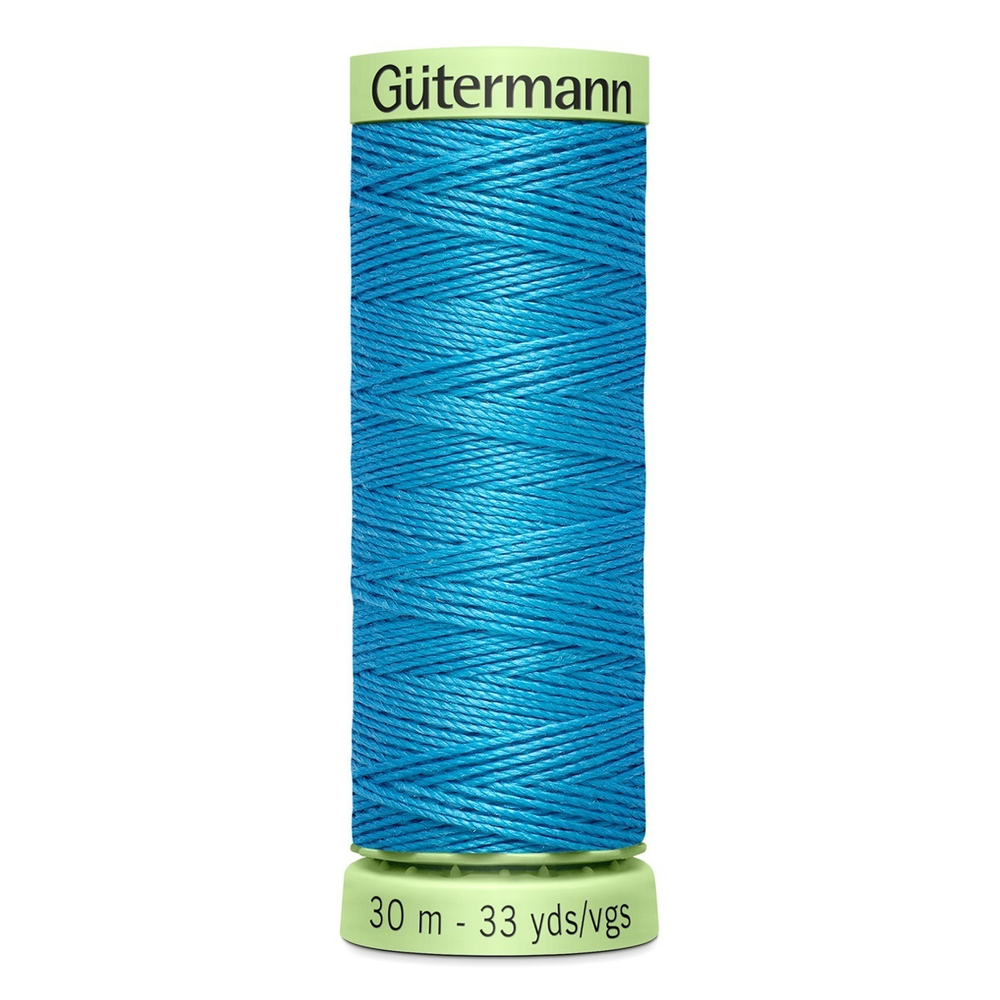 Нить Top Stitch 30/30 м для декоративной отстрочки, Gutermann, 197 лазурно-голубой