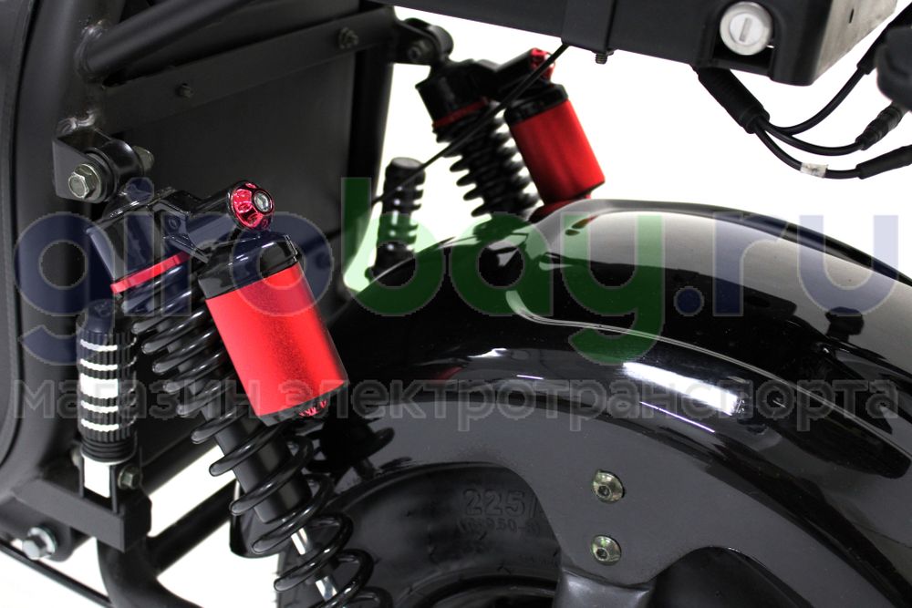 Электроскутер IKINGI X7 PRO 3000W - Чёрный, летние покрышки фото №18