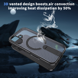 Прозрачный чехол Mesh Pro Magnetic Case для iPhone 17