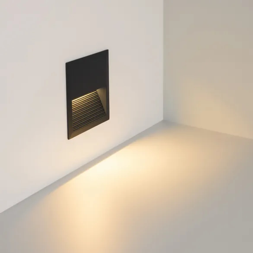 Светильник встраиваемый LTD-RIBONIK-S135x135-5W Warm3000 (Черный, 50 deg, 230V) (Arlight, IP65 Металл, 5 лет) 062914