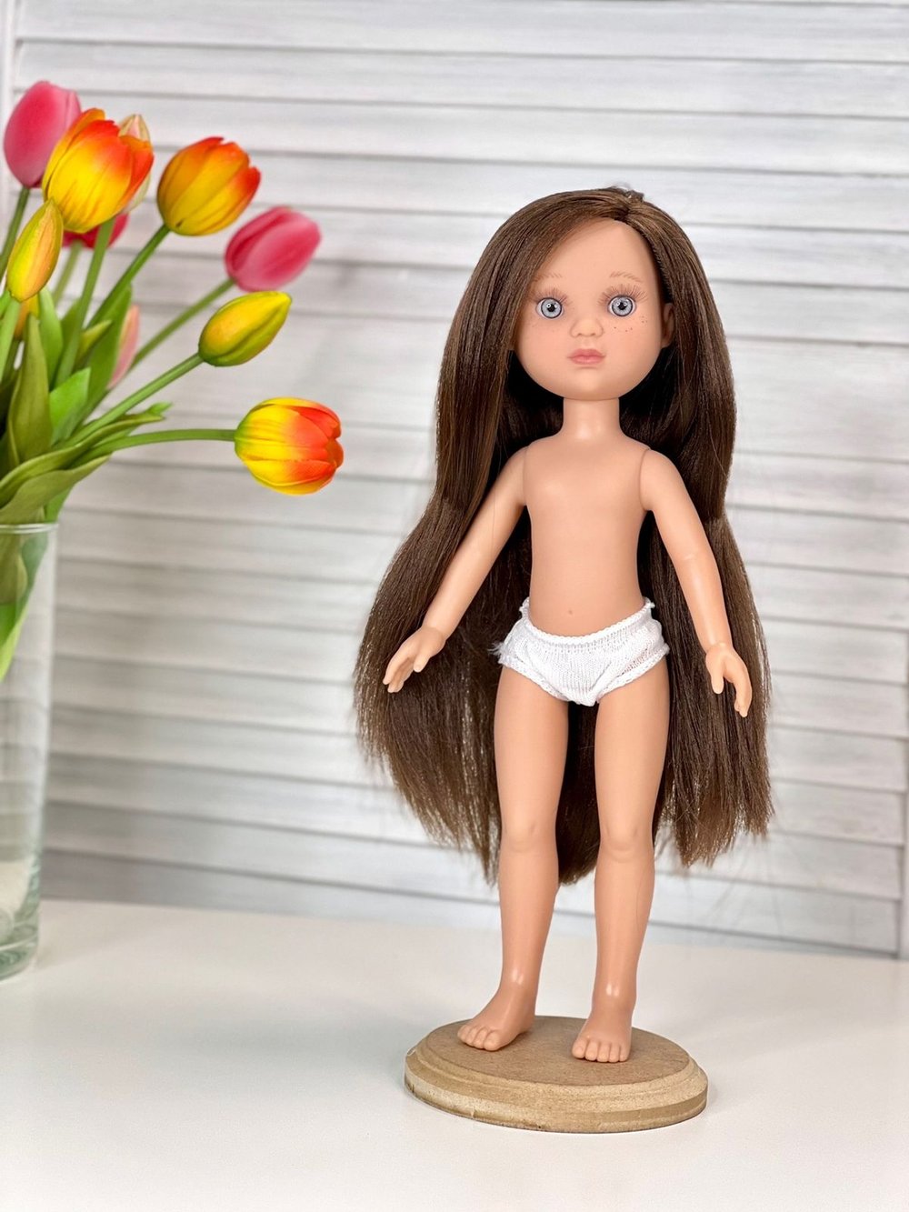 Кукла BERJUAN виниловая 35см Ева без одежды (2830)