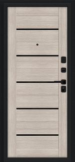 Грид Букле черное/Cappuccino Melinga 205*96 правое