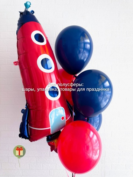 Фонтан из шаров Ракета