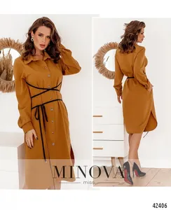 Платье 2077-горчица Minova