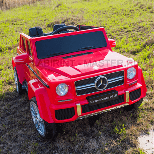 Электромобиль детский "Mercedes-Benz  G650",12V, красный