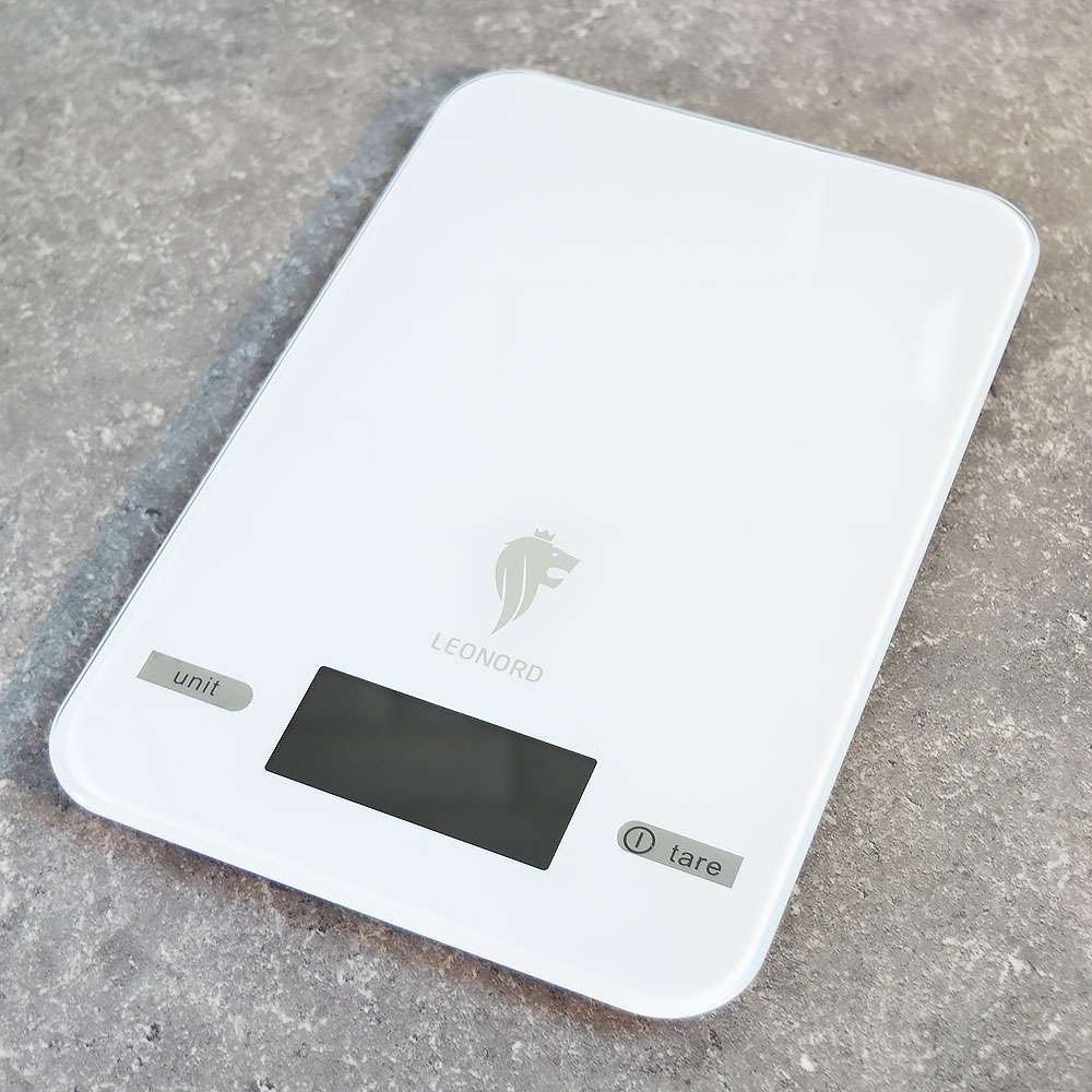 Весы кухонные электронные Leonord LE-17703, до 10кг, цвет белый