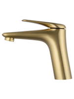 Смеситель для раковины WONZON & WOGHAND Elbe, Брашированное золото (WW-A41222-BG)