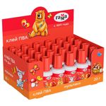 Клей ПВА ГАММА "Мультики", с кисточкой, 20 г, 170620202