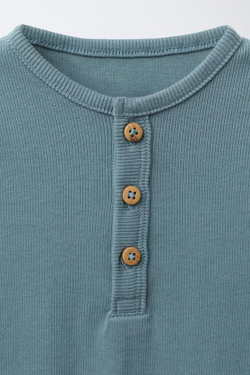 ZARA ДЛИННЫЙ КОМБИНЕЗОН В РУБЧИК, СИНИЙ